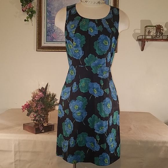 LOFT Dresses & Skirts - Loft Ann Taylor dress blue and black
